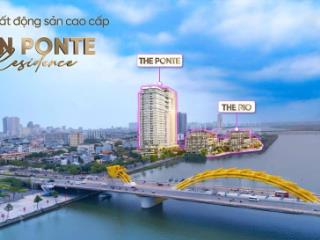 Bán căn 2 phòng ngủ sun ponte 70,8m2 view trực diện cầu rồng, giá chỉ từ 7 tỷ.