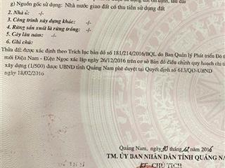 Bán đất kdc chợ điện ngọc gần fpt, trường việt mỹ, đh phan châu trinh, bệnh viện phan châu trinh