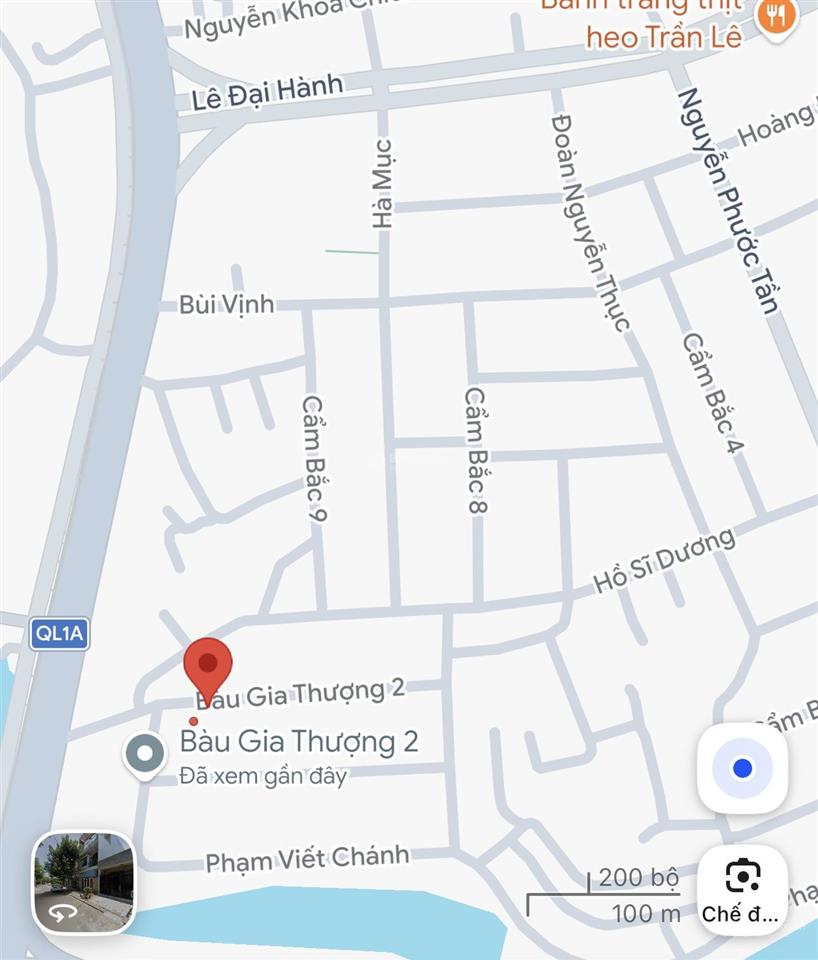 Bán đất đường bầu gia thượng 2 cẩm lệ  đà nẵng(gần lê đại hành)
 diện tích 88m, ngang 5m