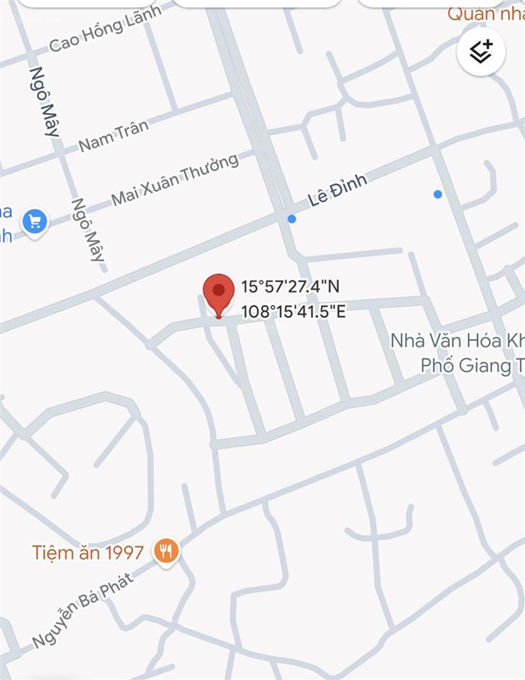 Bán đất kdc chợ điện ngọc, điện bàn, đà nẵng giá chỉ 2,72 tỷ