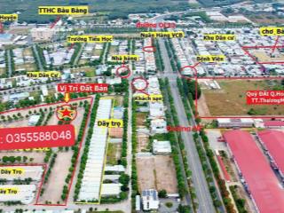 Cần bán lô đất khu a chợ bàu bàng giá chỉ 1ty180tr