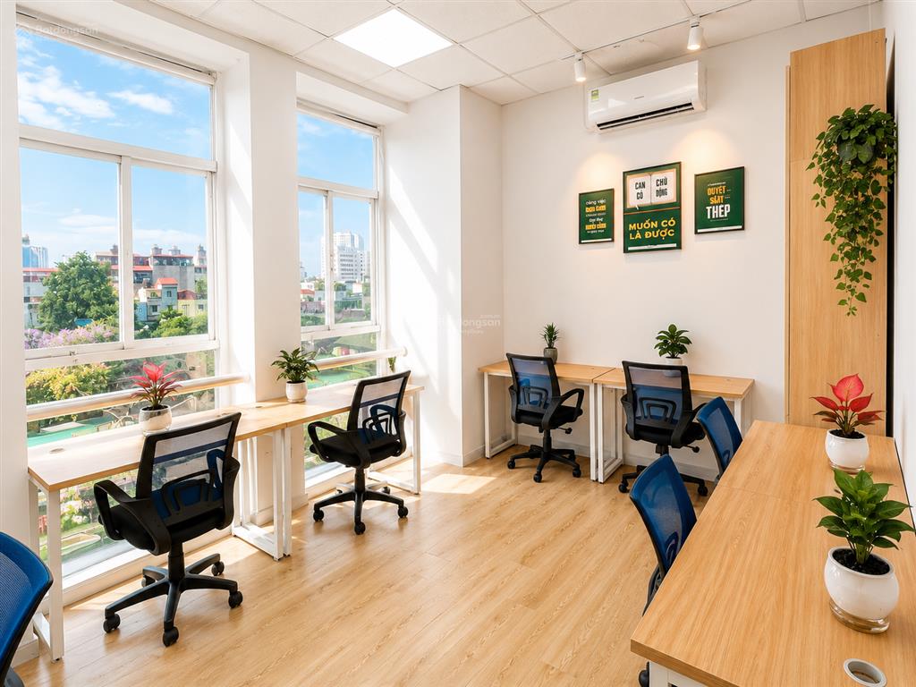 Cho thuê văn phòng hạng a view vincom đẹp 6,9 triệu tại tôn thất tùng, full dv, vào làm ngay