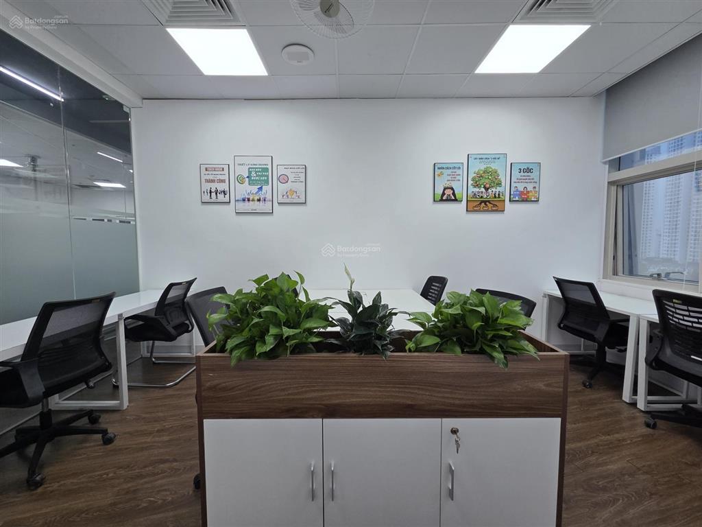 Văn phòng trọn gói full đồ, view đẹp tại duy tân, cầu giấy dt 50m2 giá 2 triệu/pax/tháng