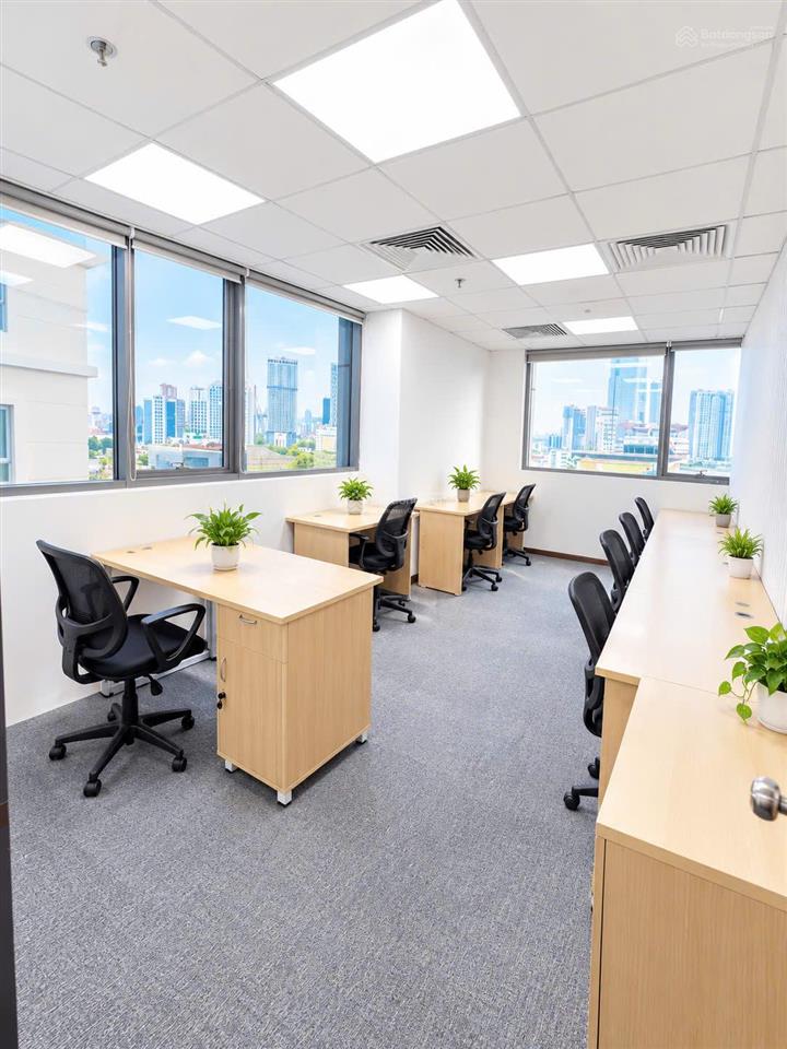 Cho thuê văn phòng trọn gói, chỗ ngồi, coworking space phù hợp từ 1  10ng tại tòa việt á, duy tân