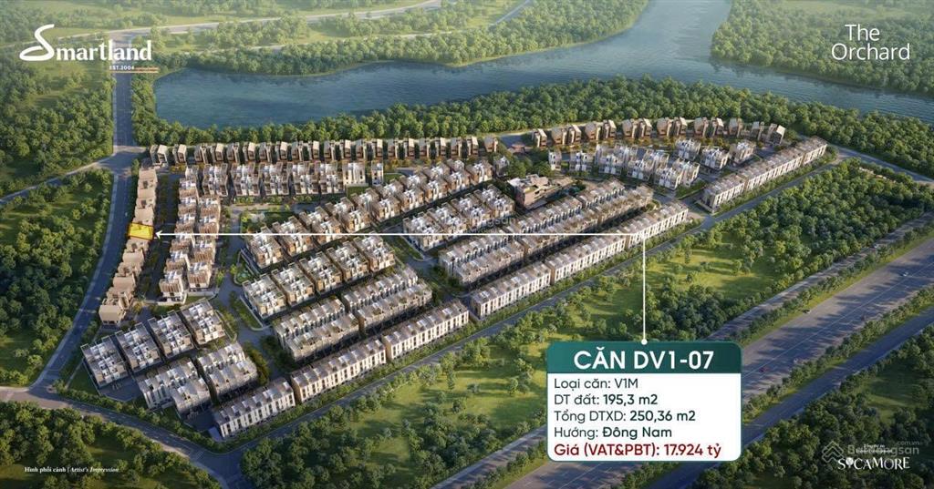 01 căn biệt thự đơn lập tại the orchard  sycamore  mua trực tiếp chủ đầu tư