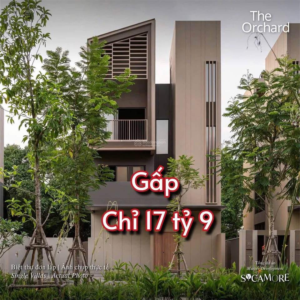 01 căn biệt thự đơn lập tại the orchard  sycamore  mua trực tiếp chủ đầu tư