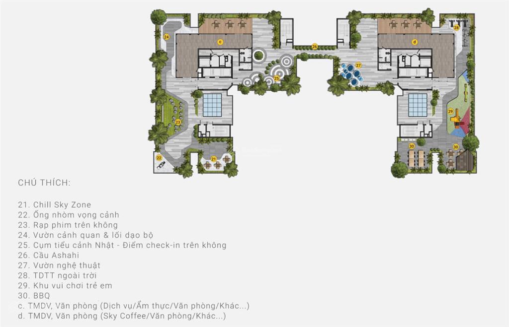 Chính chủ happy one sora | đã cất nóc | sky garden | view hồ bơi | thanh toán 25% | 3,25 tỷ tl