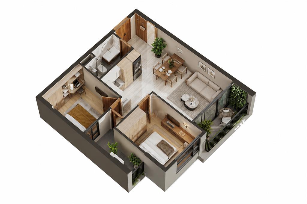 Chính chủ happy one sora | đã cất nóc | sky garden | view hồ bơi | thanh toán 25% | 3,25 tỷ tl