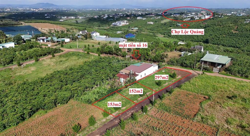 Bán đất tại lộc quảng, bảo lâm, lâm đồng, giá siêu hời 480 triệu, 153 m2