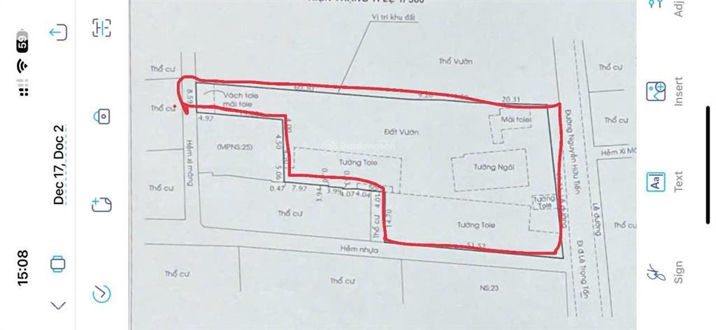 Chính chủ cần thanh lý nhanh nhà gần 3000m2  thích hợp xây chdv hoặc building
