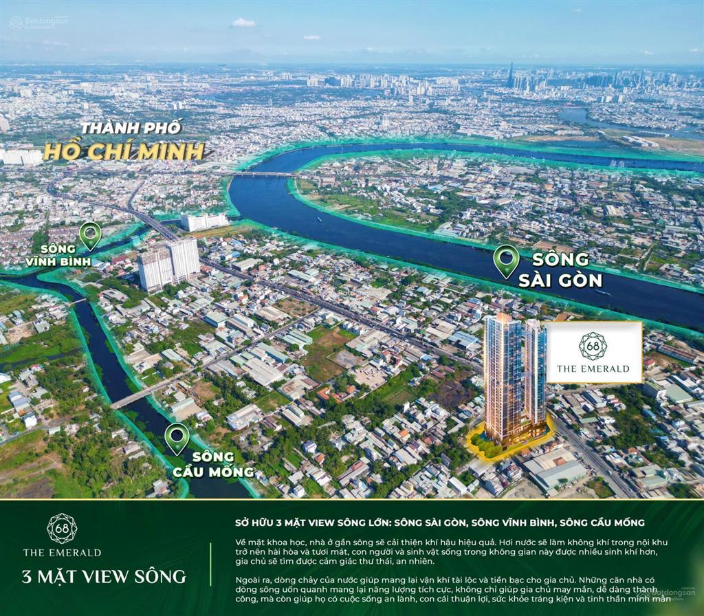 Căn hộ emerald 68 giá tốt nhất, tt 10% kí hđmb, chỉ 10% nhận nhà, booking sớm ck 1% và tặng 50tr