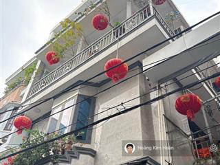 Hẻm nhựa 16m, xe tải quay đầu, nhà ngang khủng 12m, 4 tầng, đang có dòng tiền ~50tr/tháng