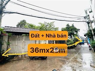 Lô đất 36mx28m , hxh tránh cách mặt tiền chỉ 50m, khuôn đất vuông đẹp, tặng nhà 2 tầng trên đất
