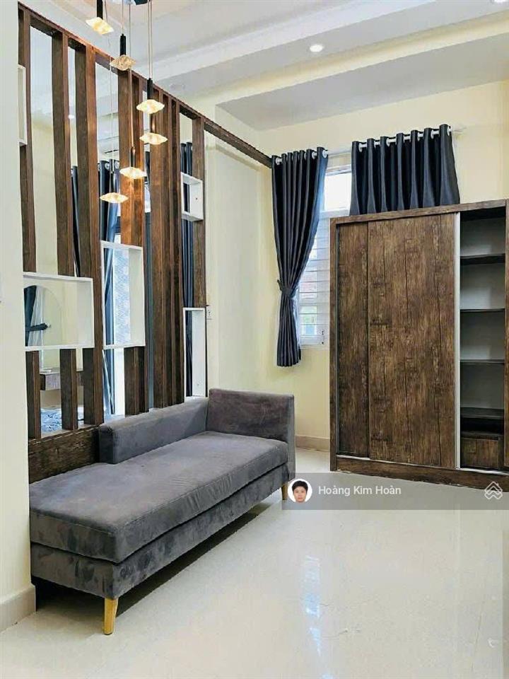 Tòa chdv 2 mặt hxh quay đầu đường hoàng hoa thám, 5.2x12m, 4 tầng với 13pn/13wc full nội thất