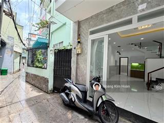Hẻm 3m 2 căn ra hẻm xe tải tránh, 46m2x2 tầng đúc (có phòng trệt), nhà mới cứng ngang hơn 4m bề thế