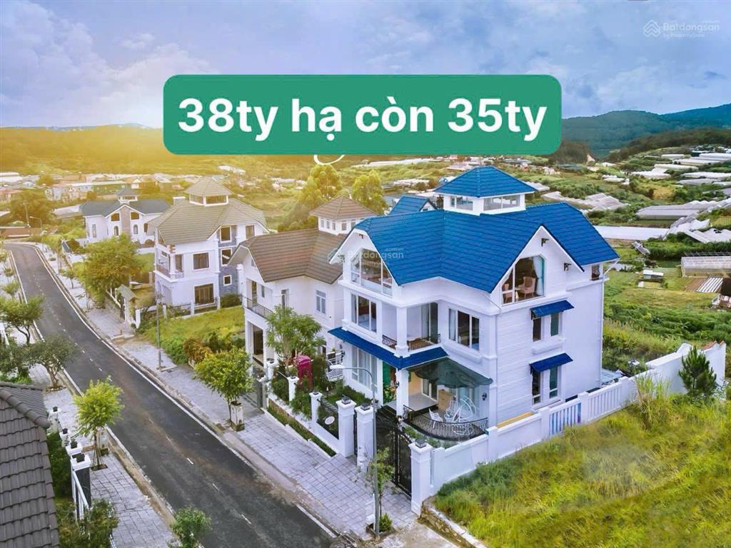 Biệt thự khu vip dic an sơn rộng 422m2 tp đà lạt đã hạ 3 tỷ còn 35 tỷ tl