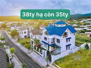 Biệt thự khu vip dic an sơn rộng 422m2 tp đà lạt đã hạ 3 tỷ còn 35 tỷ tl