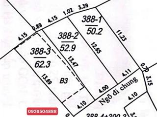Chính chủ bán 2 mảnh liền nhau 50m tại phường yên nghĩa hà đông giá hơn 3 tỷ