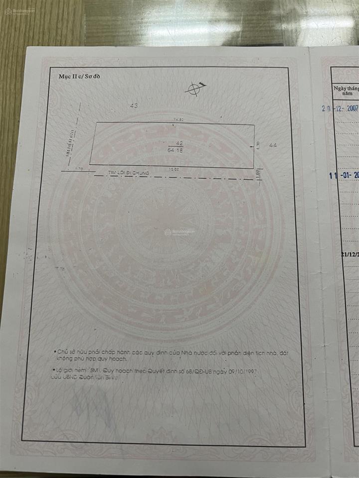 Bán nhà riêng 3pnbán nhà riêng 3pn, 3wc tại 1219/43 hoàng sa, 8,7 tỷ, 65m2, mặt tiền 4.3x 15