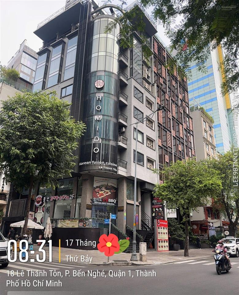 Giảm sốc 3 tỷ. chỉ còn 15,5 tỷ. siêu vị trí phố nhật lê thánh tôn  ngô văn năm  quận 1  4 tầng