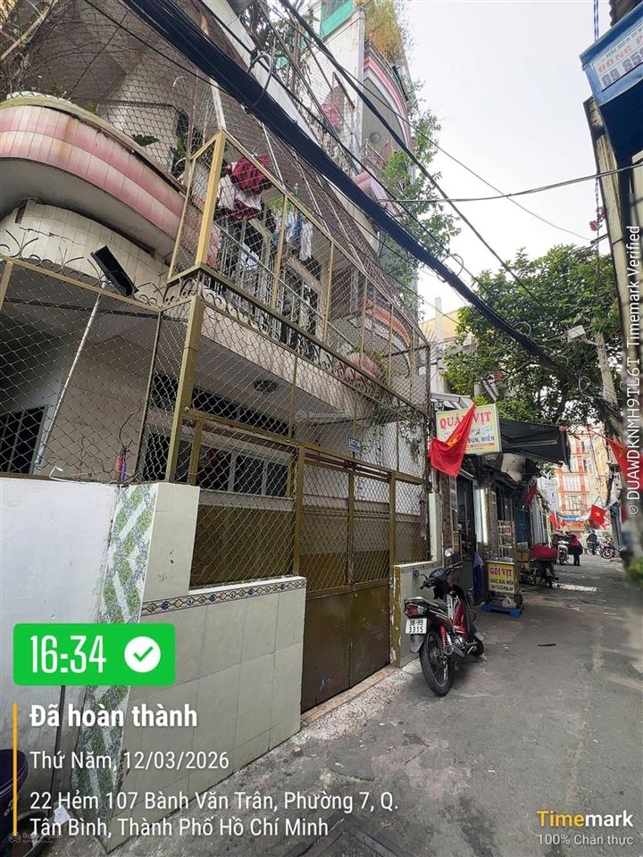 Bán gấp nhà ngang khủng gần 6m bành văn trân  khu bắc hải  giáp q10  3 tầng chỉ 14.8 tỷ. tl chủ
