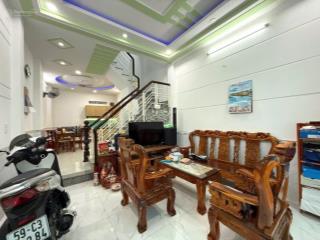 Bán nhà hxh quang trung, 60m2, 2 tầng bê tông kiên cố, khu phố phân lô an ninh, sổ vuông, 4,6 tỷ tl