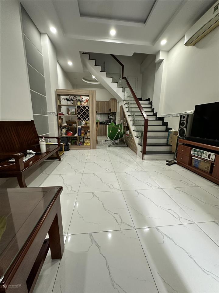 Bán nhà hẻm ô tô thông 6m nguyễn văn khối, 42m2 vuông, 4 tầng btct chính chủ xây ở, chỉ 6,9 tỷ tl