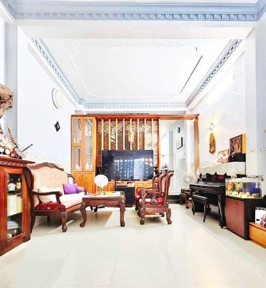 Bán nhà 4 tầng, mặt tiền đỗ thị tâm, cạnh chợ tân hương, 77m2, hơn 10 tỷ tl