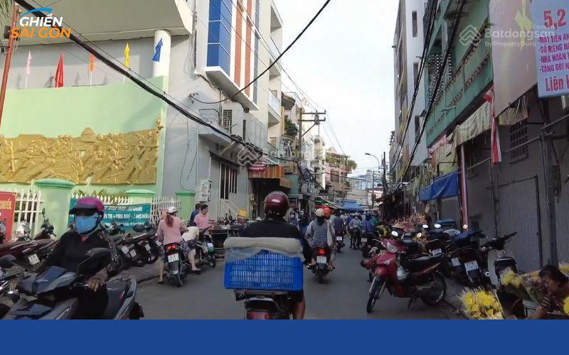 Nhà 3 tầng, mặt tiền chợ phú định (hậu giang), 80m2, 4x20m, 9 tỷ hơn xíu