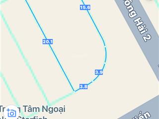 Bán lô 2mt đường nguyễn thần hiến & đông hải 2