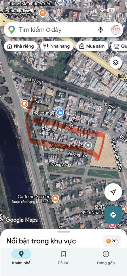 Bán lô đất rẻ nhất đường số 10 kđt hà quang 2 chỉ với giá 7,9 tỷ với diện tích 100m ngang 5