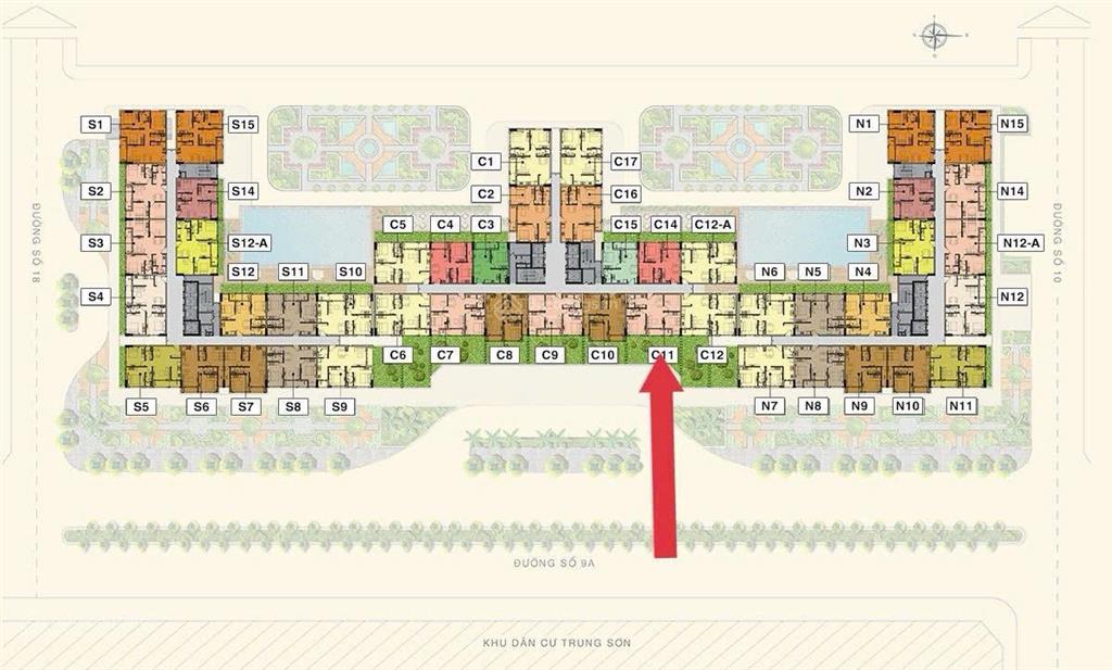 Bán căn hộ saigon mia có sân vườn 2pn 77m2, giá siêu tốt. hàng hiếm, thương lượng chính chủ.