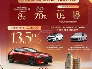 Mua nhà xịn  rước xe sang lì xì đầu xuân đến 650 triệu khi mua căn hộ the queen 360 giải phóng