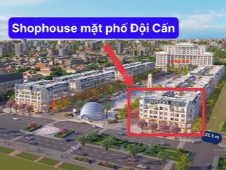 Bán liền kề mặt phố đội cấn, quảng trường võ nguyên giáp, central square thái nguyên