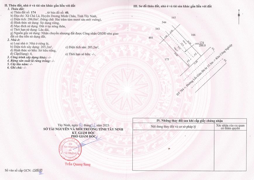 Bán 2 dãy nhà trọ mới xây mặt tiền 11x26 sát kcn chà là, huyện dương minh châu, tỉnh tây ninh