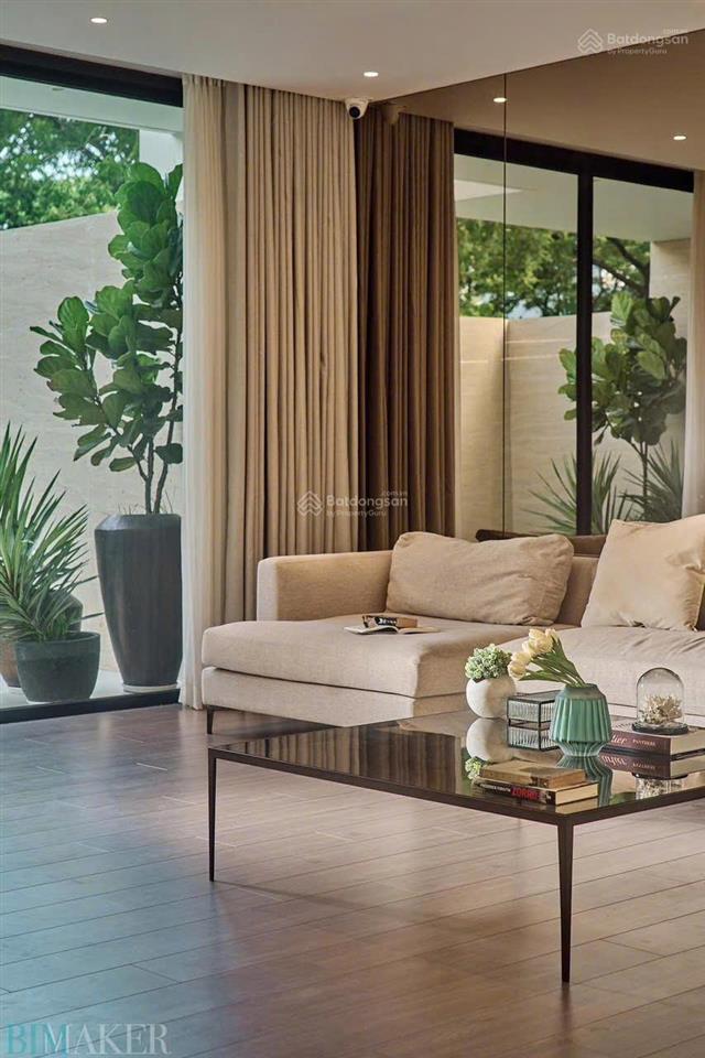 Bán biệt thự khu compound nguyễn văn hưởng, thảo điền dt 15 x 26m. 4 tầng. giá chỉ 88 tỷ