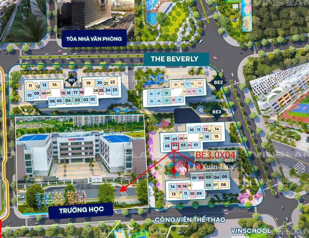 Siêu rẻ, căn 2 ngủ 61m2, beverly 3, giá 3.940 tỷ, nhận nhà t8.2026.  0869 547 ***