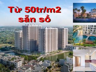 Vốn chỉ 15%  2pn1wc sau chiết khấu chỉ từ 2,96 tỉ căn hộ 63,5m2 sẵn sổ kđt 15ha mt east mark q9