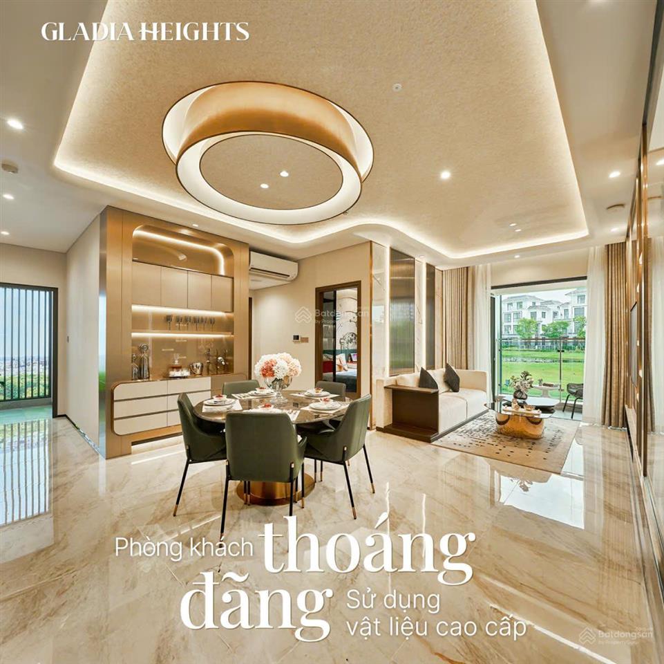 Chỉ 10% đến khi nhận nhà t12/2027 căn 2pn gladia heights keppel & khang điền view công viên hiếm