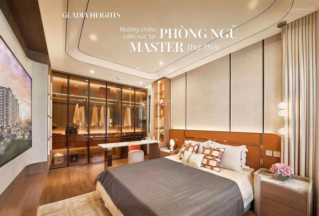 Gladia heights q2 3pn thượng lưu view sông +công viên duy nhất tháp b1 đặc quyền hoàn thiện luxury