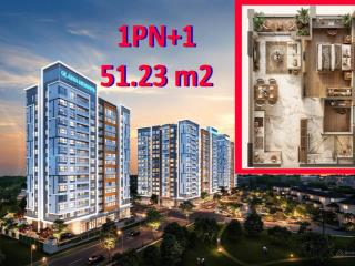 Hot! 1pn+1 tòa b1 gladia height chỉ 5.3 tỉ chưa ck 17%  vốn 10% căn hiếm khang điền keppel land q2
