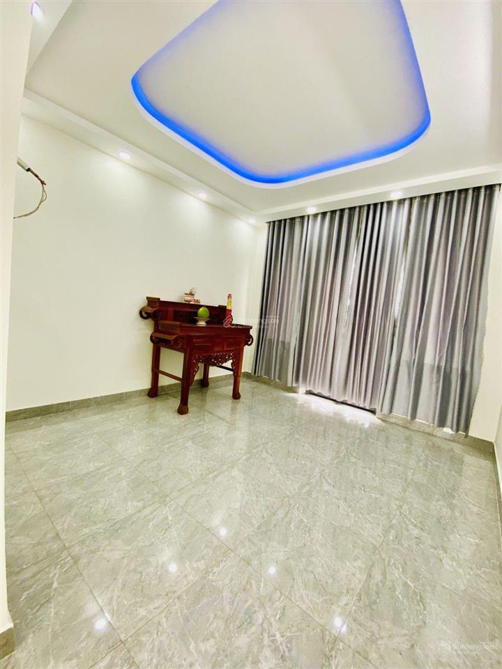 Thạnh xuân 24 quận 12  4 tầng 67m2 4x17  hẻm nhựa xe tải thông  nội thất xịn  chỉ 6,2 tỷ