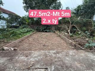 Đắc sở, 47.5m2, mt 5m, tc nhỉnh 2 tỷ