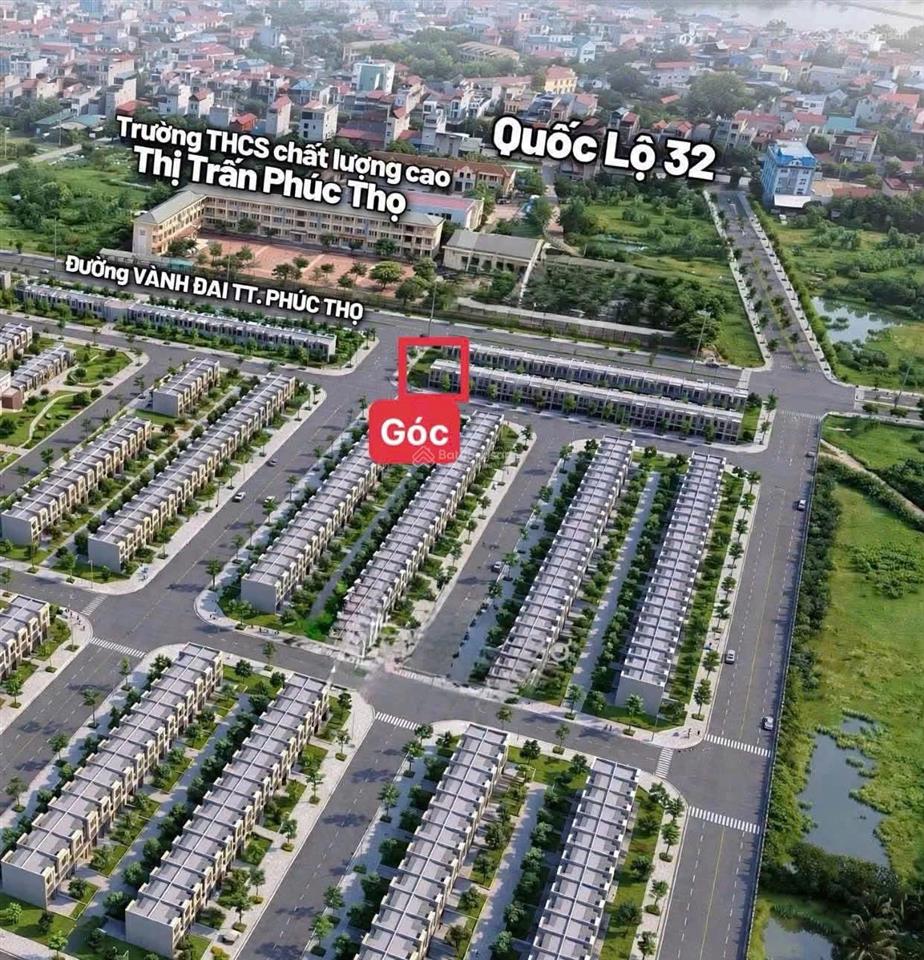 Cắt lỗ 200 triệu ô góc 128m đất đấu giá trung tâm phúc thọ chỉ còn 4,946 tỷ