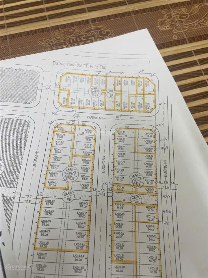 Cắt lỗ 200 triệu ô góc 128m đất đấu giá trung tâm phúc thọ chỉ còn 4,946 tỷ