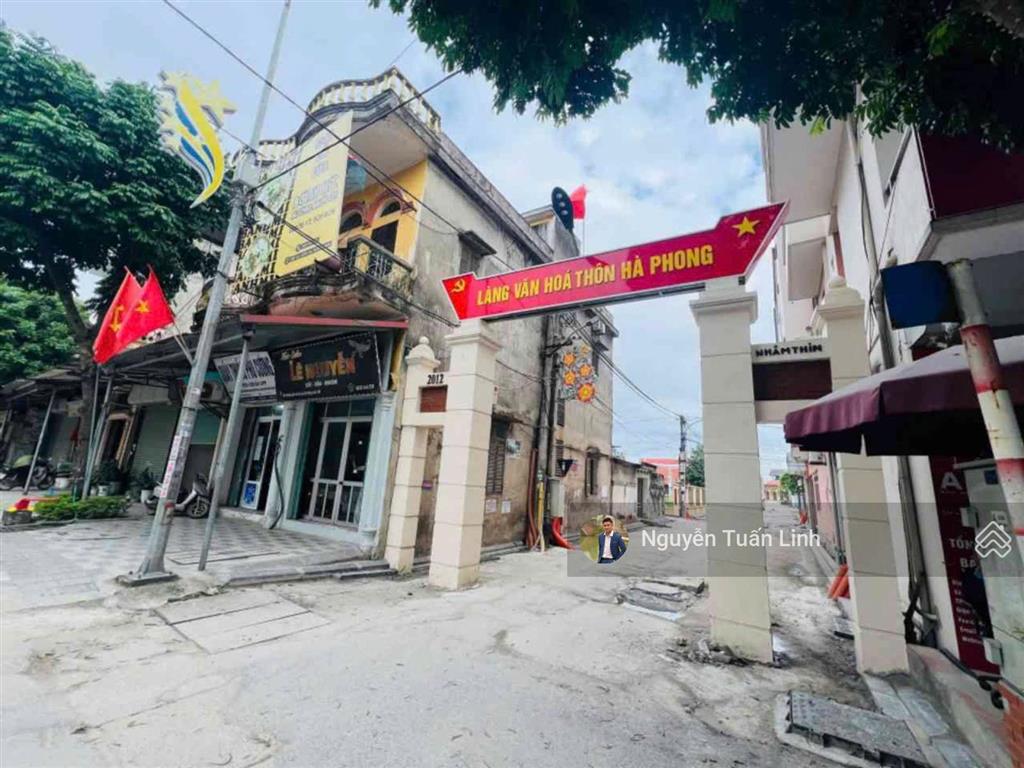 Bán 52,8 m2 đất hà phong, liên hà  đất mặt tiền kinh doanh  ô tô tránh