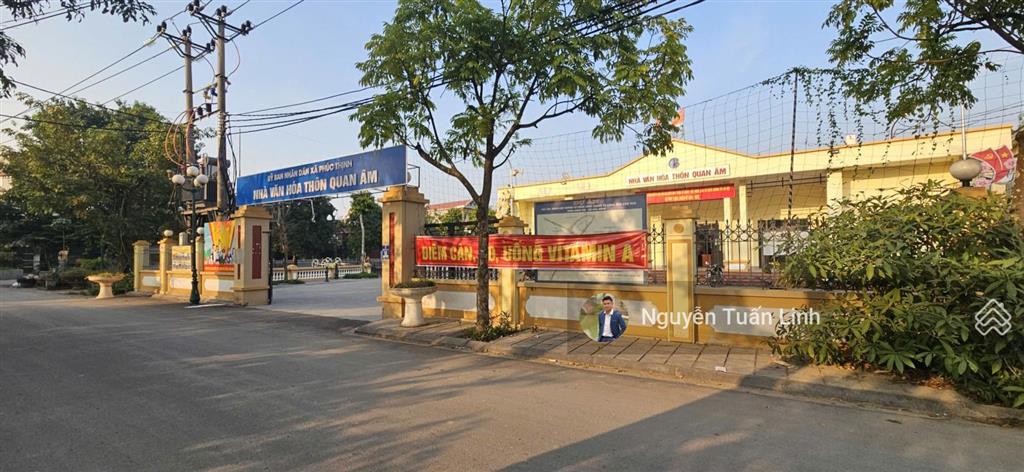 Đất đẹp vuông vắn 61m2 quan âm  ngõ thông 3m  tiện ích vô kể