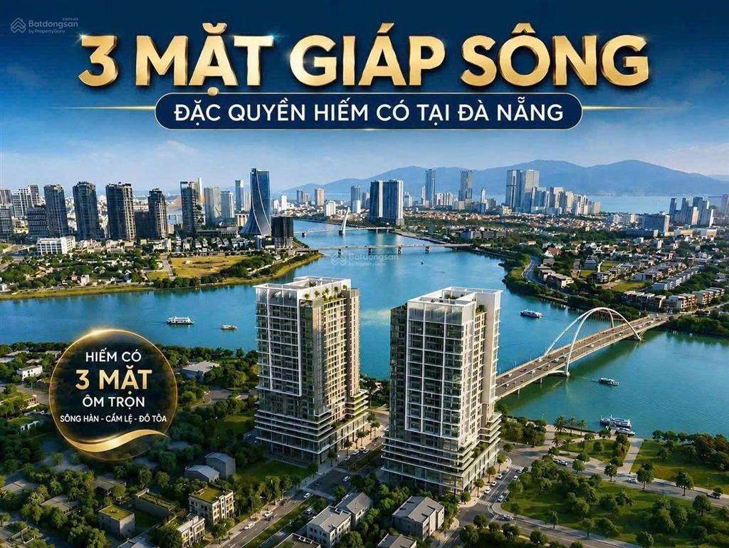 1,8 tỷ sở hữu căn hộ mặt sông pháp lý lâu dài, một trong số ít còn lại tại đà nẵng