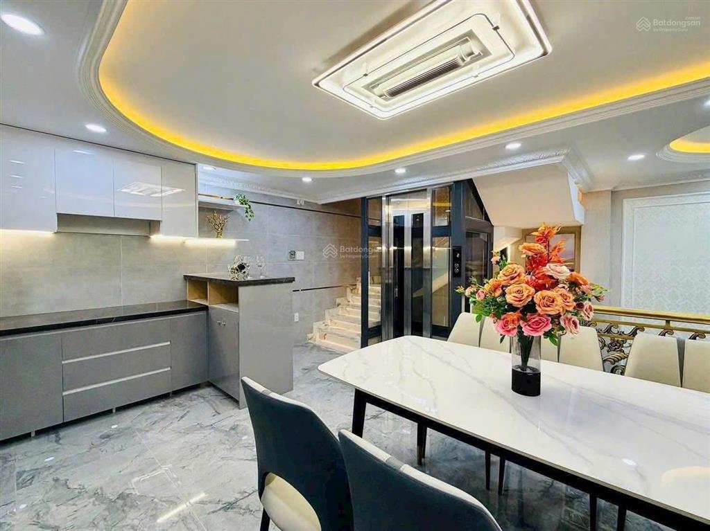 Bán căn góc 2 mặt hẻm xe hơi  thang máy  5 tầng  full nội thất  đường quang trung  hơn 7 tỷ