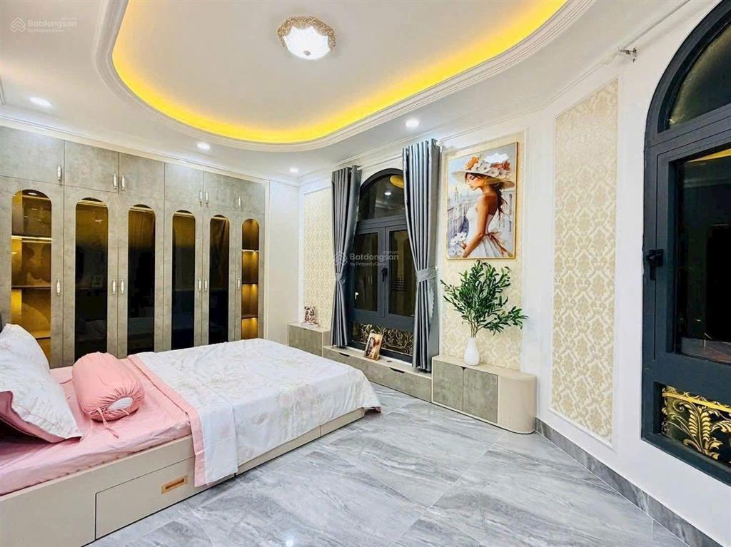 Bán căn góc 2 mặt hẻm xe hơi  thang máy  5 tầng  full nội thất  đường quang trung  hơn 7 tỷ